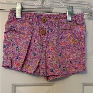 OshKosh B'gosh Purple Floral Shorts
